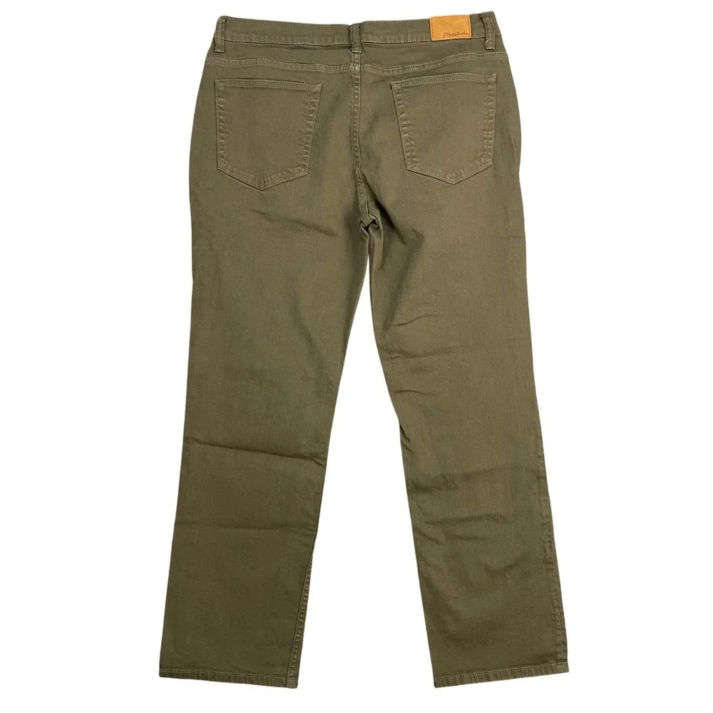 Flag & Anthem Pants Men 34/32 Nashville Straight Olive Stretch China 5-Pocket